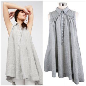 Free People | Young Spirit Striped Button Up Tunic